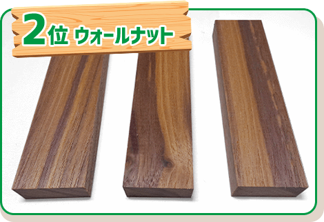 2位 ウォールナット